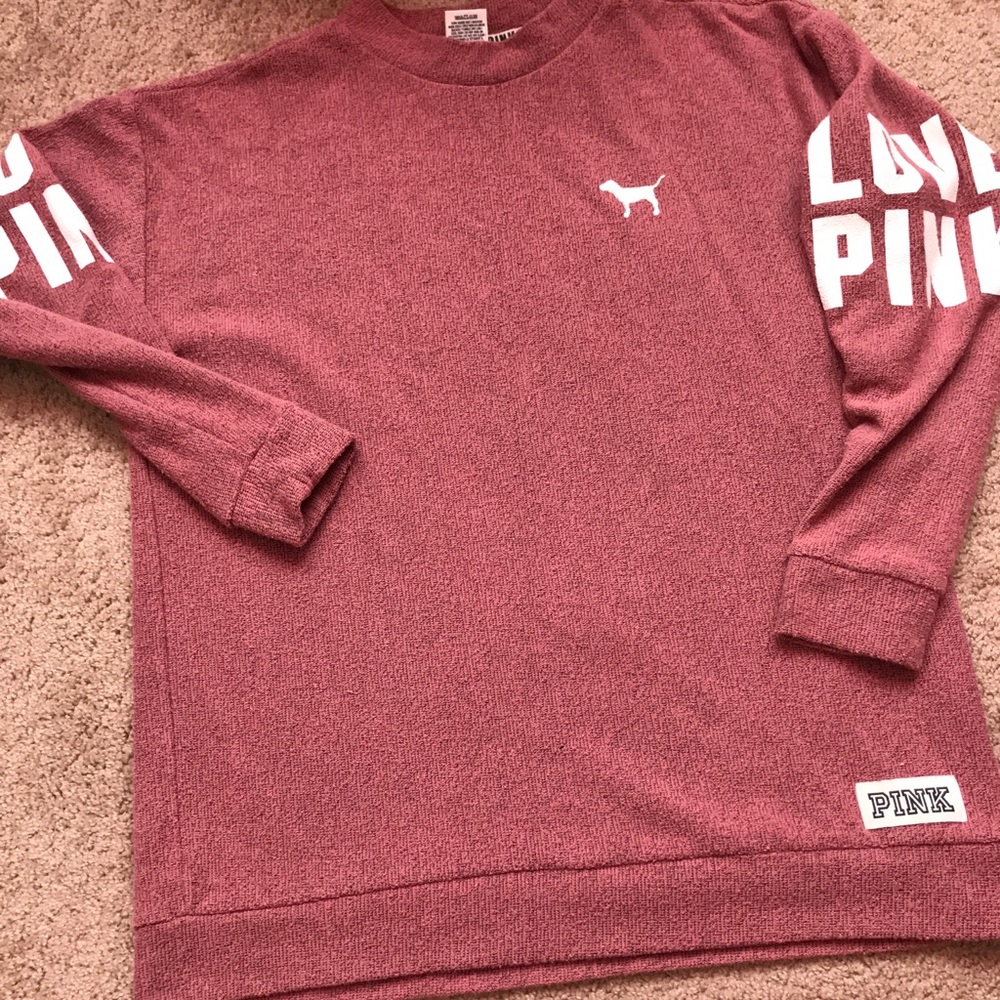 Warm VS pink sweater
